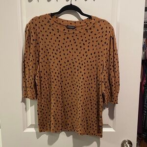 Lucky Brand Cheetah Top